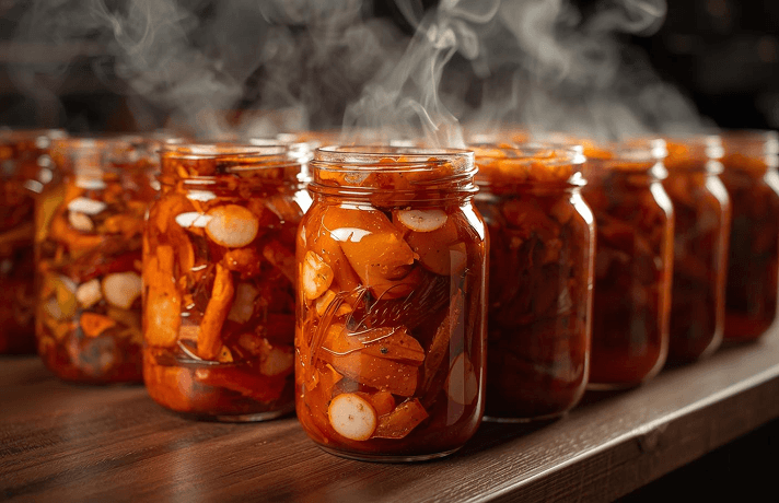 bottled kimchi